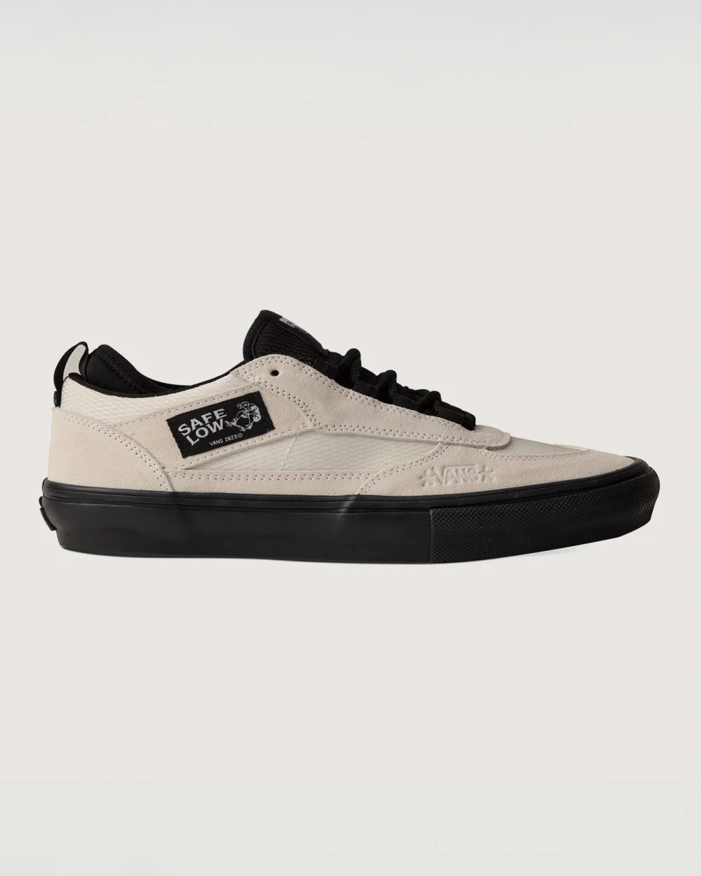VANS - נעלי סקייט Skate Safe Low – V00EEHBWI – atiba-bone-white-black – 1