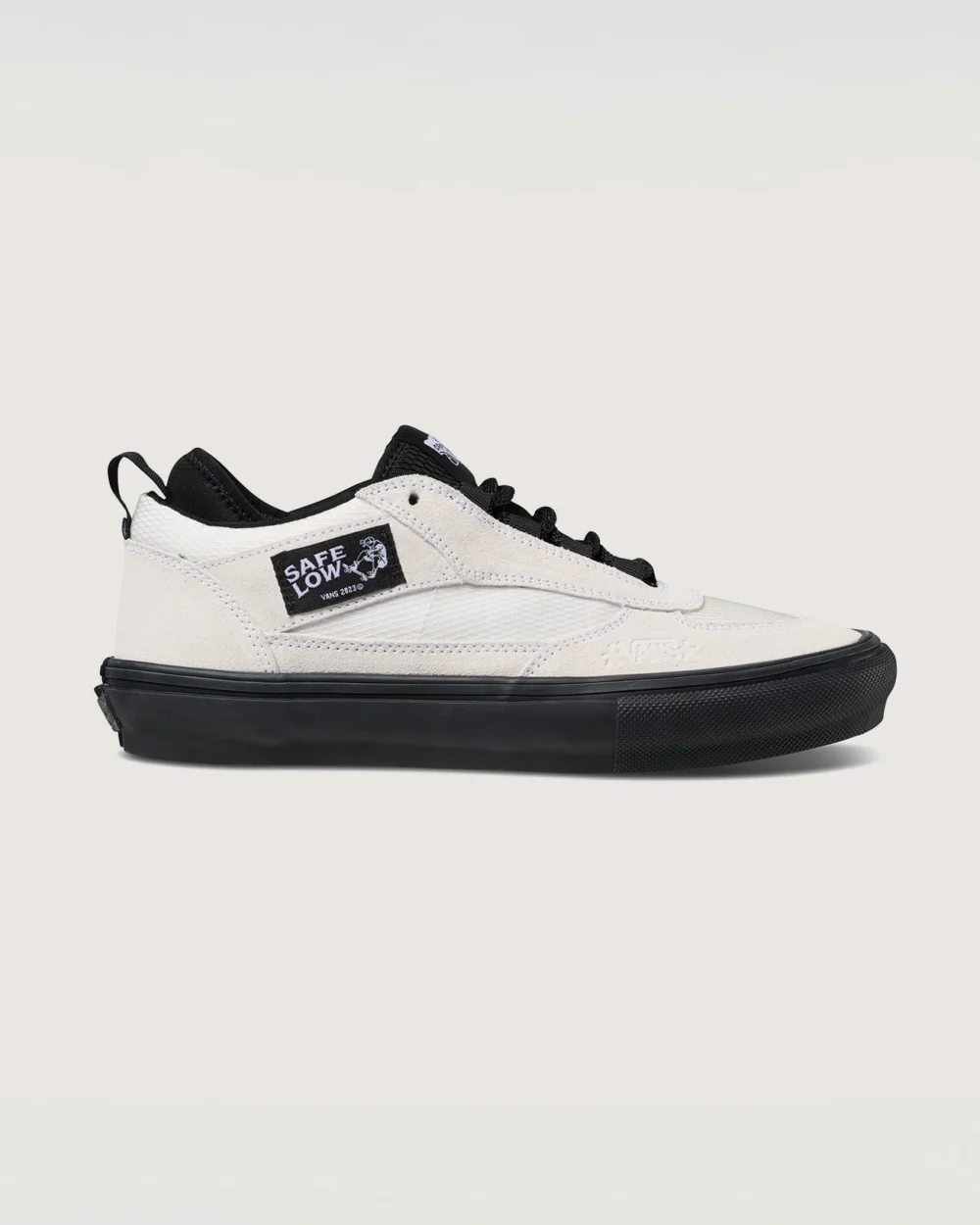 VANS - נעלי סקייט Skate Safe Low – V00EEHBWI – atiba-bone-white-black – 1