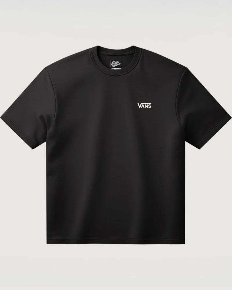 VANS - טי שירט Left Chest – V00R9XBLK – black – 1