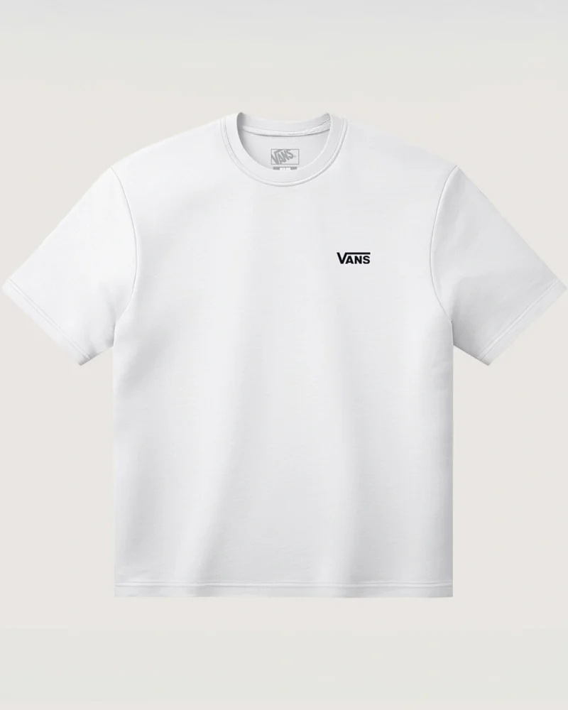 VANS - טי שירט Left Chest – V00R9XWHT – white – 1