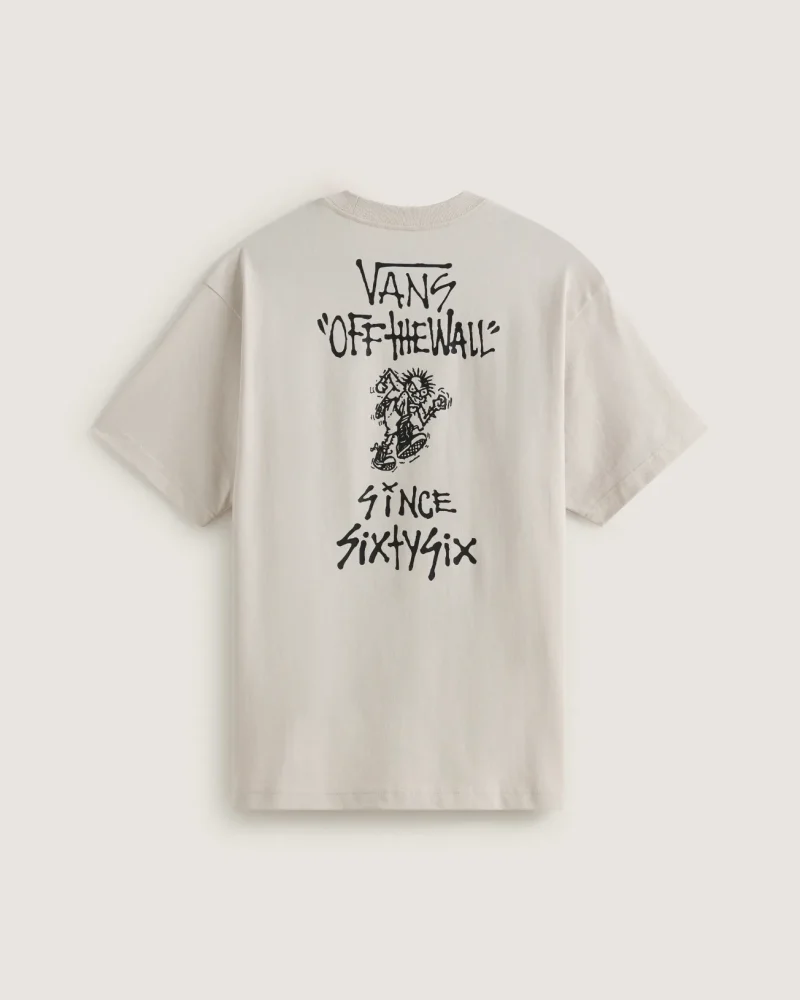 VANS - טי שירט Stomper Loose Fit – V00RD4EN9 – taupe-mist – 1