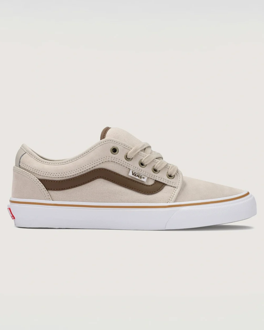 VANS - נעלי סקייט Skate Chukka Low Sidestripe – VA5KQZYY4 – espresso-khaki – 1