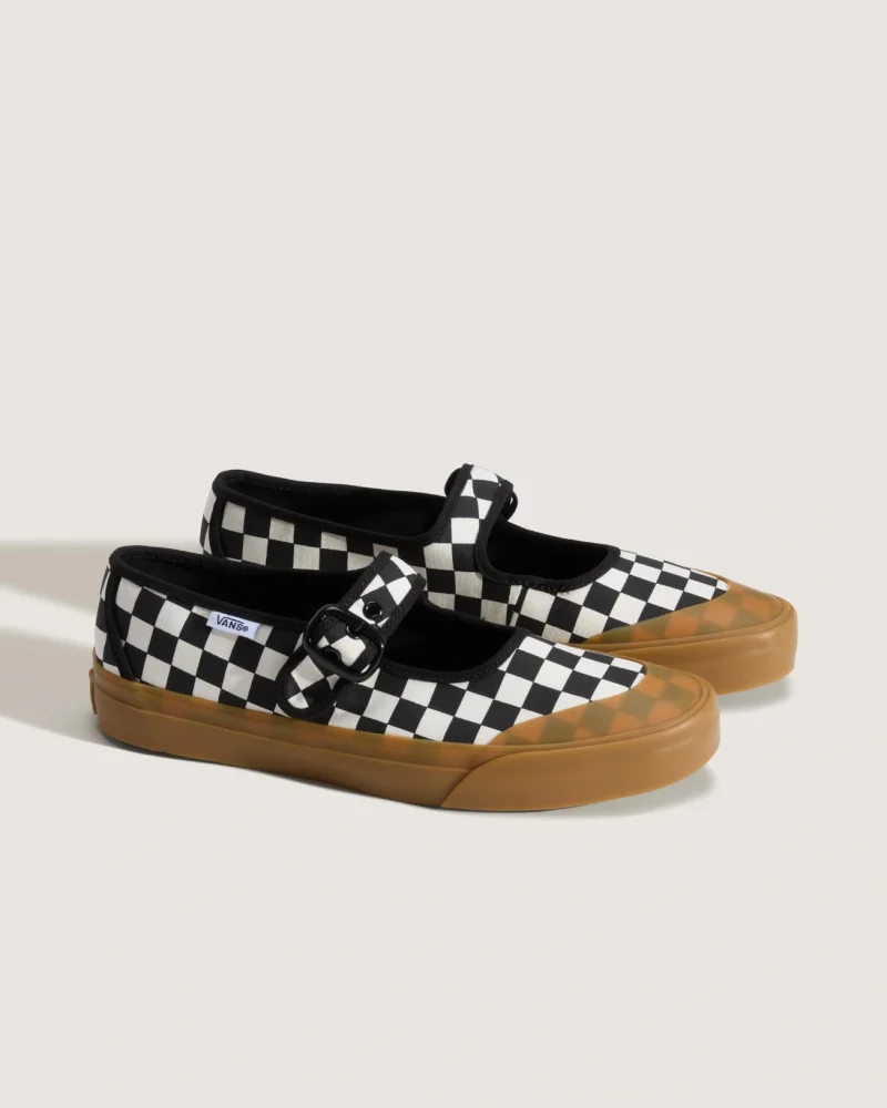 VANS - נעלי סניקרס Mary Jane – V00CRRBA2 – checkerboard-black-white – 1