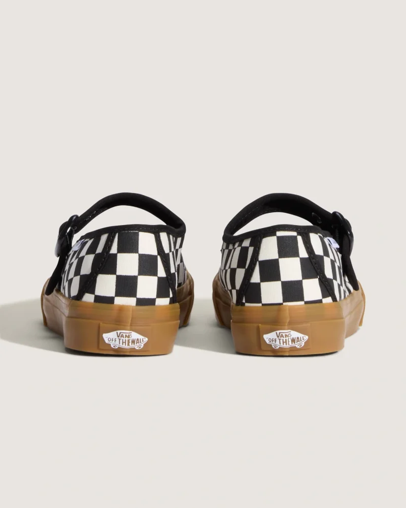 VANS - נעלי סניקרס Mary Jane – V00CRRBA2 – checkerboard-black-white – 3