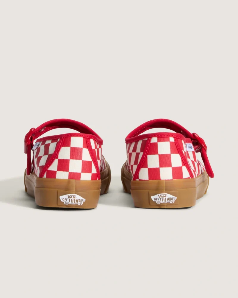 VANS - נעלי סניקרס Mary Jane – V00CRRY52 – checkerboard-red-white – 3