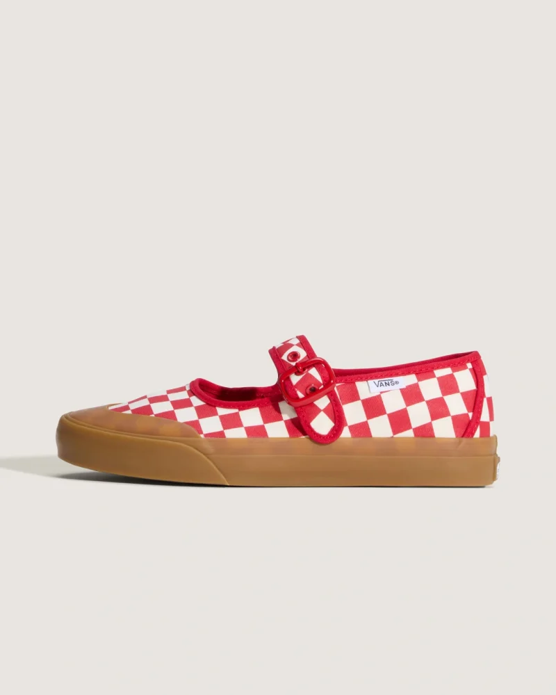 VANS - נעלי סניקרס Mary Jane – V00CRRY52 – checkerboard-red-white – 1