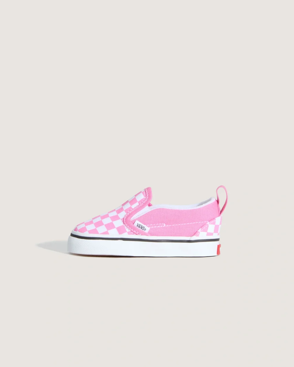 VANS - נעלי סניקרס לתינוקות  Classic Slip-On V   (1-4 שנים) – V00D0SFRQ – checkerboard-pink-fizz – 1