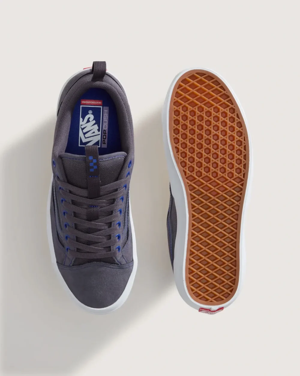 VANS - נעלי סקייט Skate Old Skool 36 + – V00D5RFRX – contrast-stitch-royal-cobalt – 2