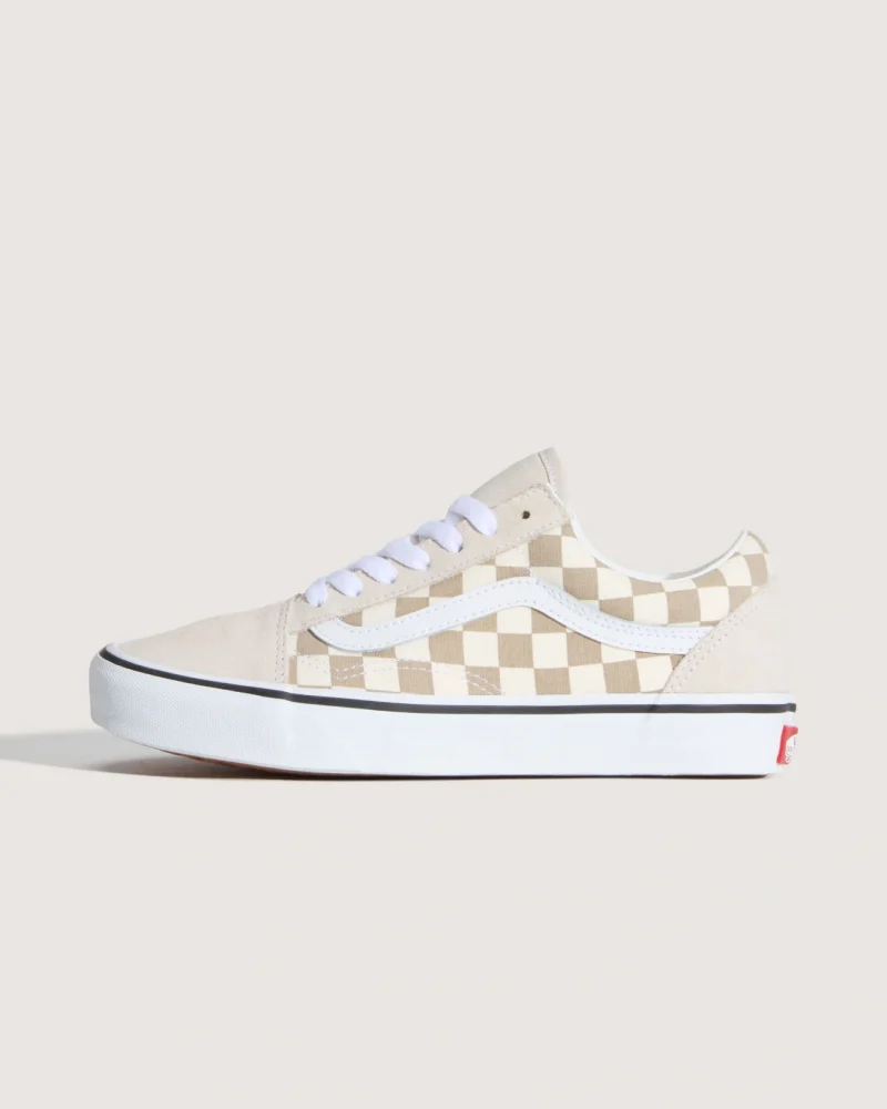 VANS - נעלי סניקרס Old Skool – V00D6W2N1 – checkerboard-oatmeal – 1