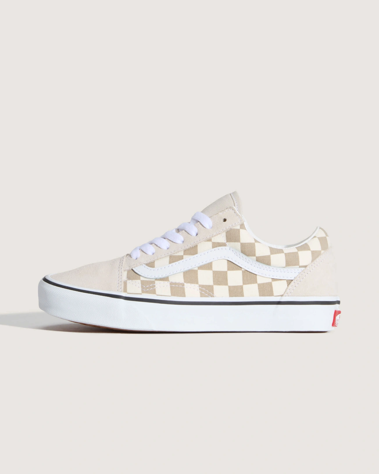 VANS - נעלי סניקרס Old Skool – V00D6W2N1 – checkerboard-oatmeal – 1
