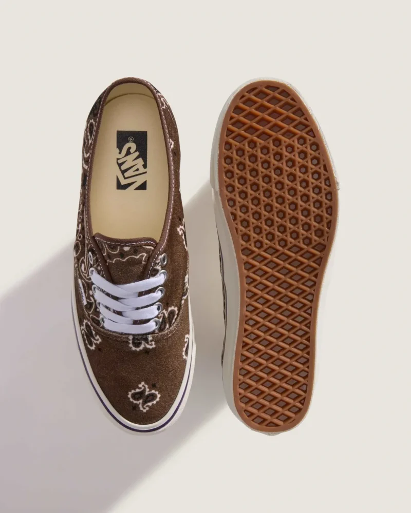 VANS - נעלי סניקרס Premium Authentic – V00D9NTUD – bandana-brown-purple – 2