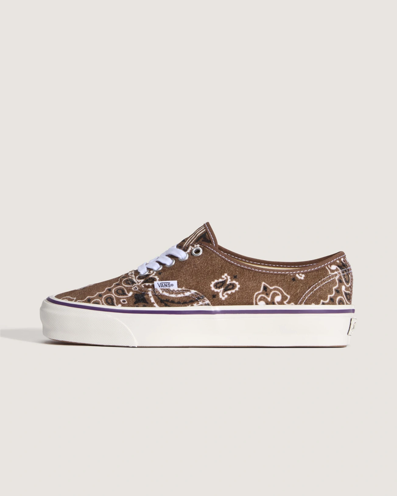 VANS - נעלי סניקרס Premium Authentic – V00D9NTUD – bandana-brown-purple – 1