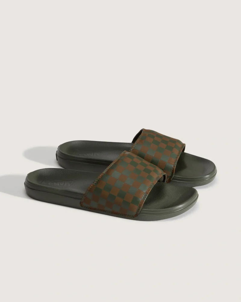 VANS - כפכפי סלייד La Costa – V00E83FRN – obsidian-fern – 1