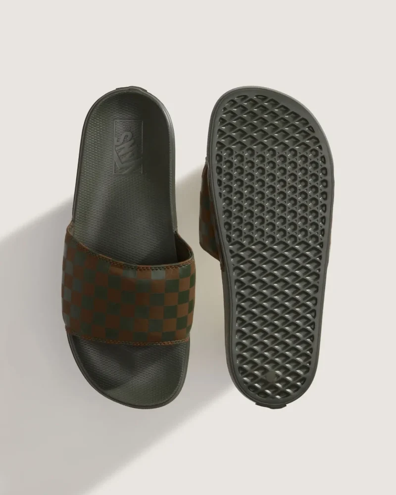 VANS - כפכפי סלייד La Costa – V00E83FRN – obsidian-fern – 2