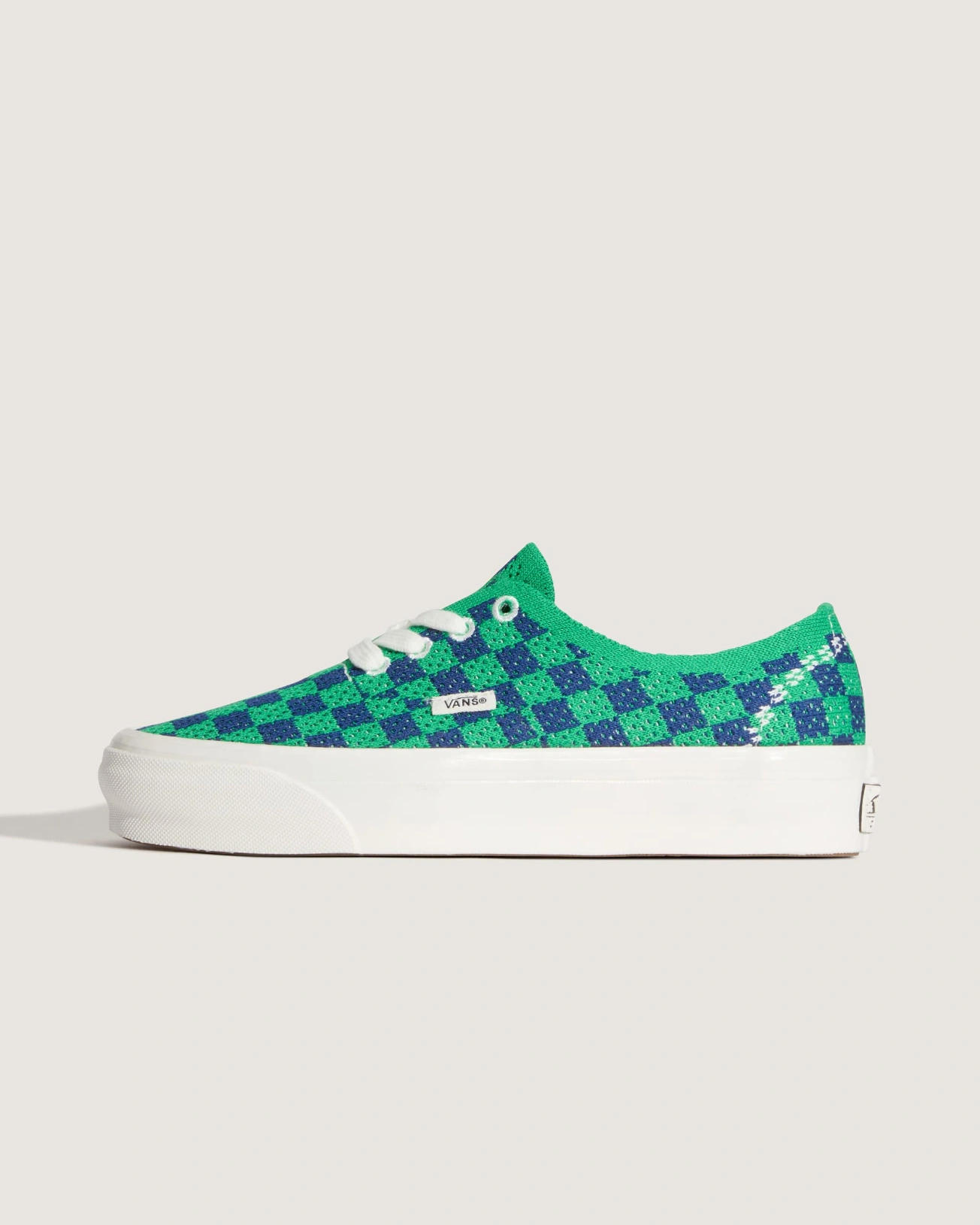 VANS - נעלי סניקרס LX Authentic 44 EK – V00EJC5W3 – punk-check-green-navy – 1