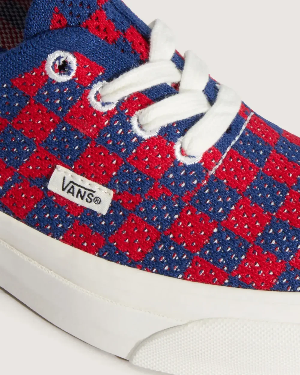 VANS - נעלי סניקרס LX Authentic 44 EK – V00EJCRDB – punk-check-red-blue – 4