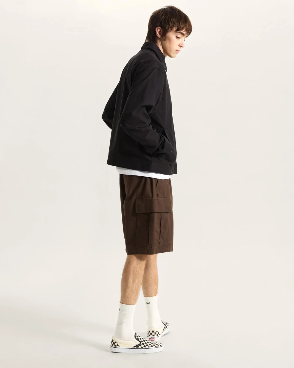 VANS - מכנסי קרגו קצרים RANGE LOOSE – V00G6SD4C – turkish-coffee – 5