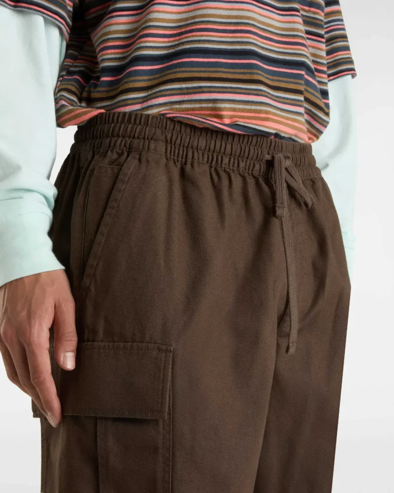 VANS - מכנסי קרגו קצרים RANGE  LOOSE – V00G6SD4C – turkish-coffee – 6