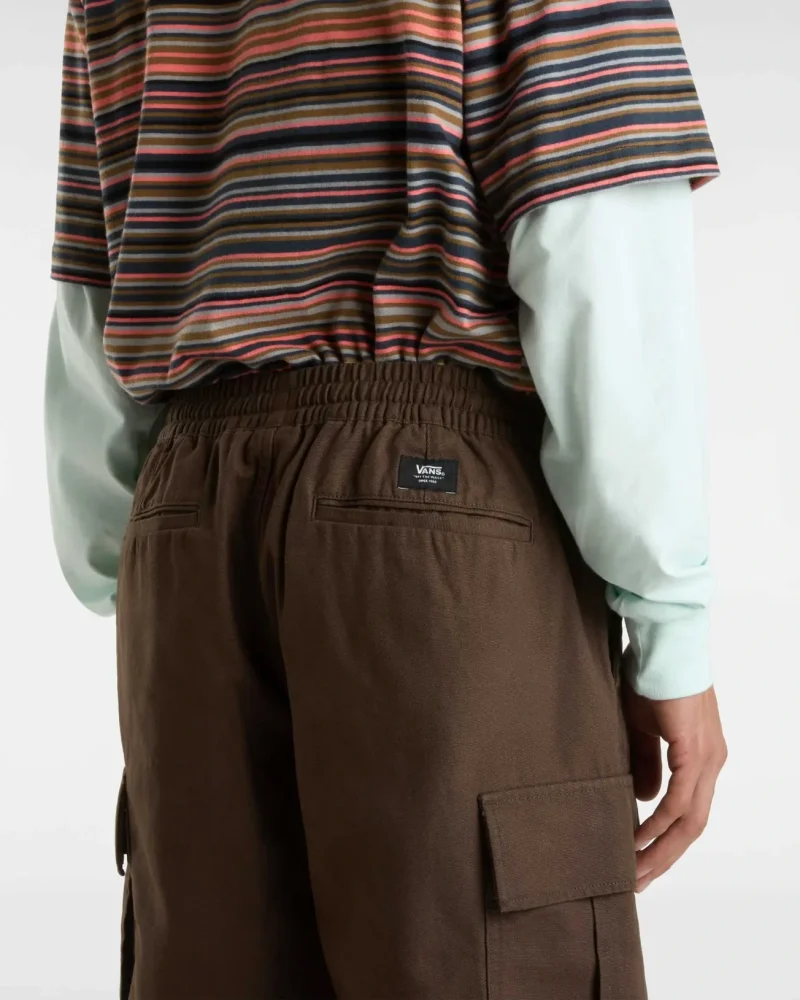 VANS - מכנסי קרגו קצרים RANGE  LOOSE – V00G6SD4C – turkish-coffee – 7