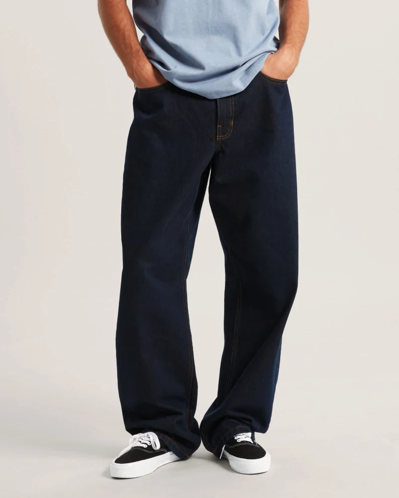 VANS - מכנסי ג'ינס Check-5 Loose – V00PH6DRR – dark-rinse – 2