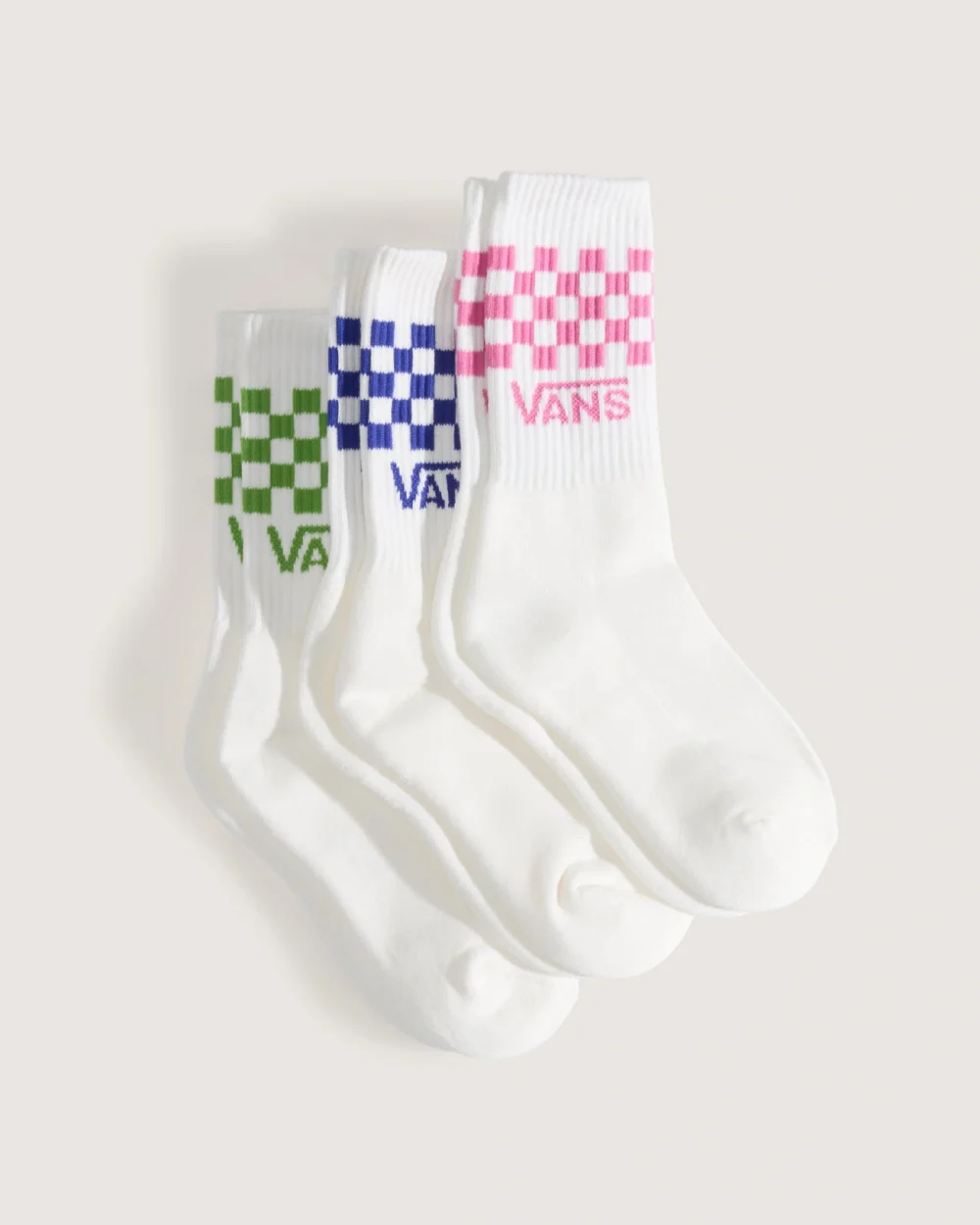 VANS - גרביים ארוכות Classic Check – V00Q1QFRQ – pink-fizz – 1