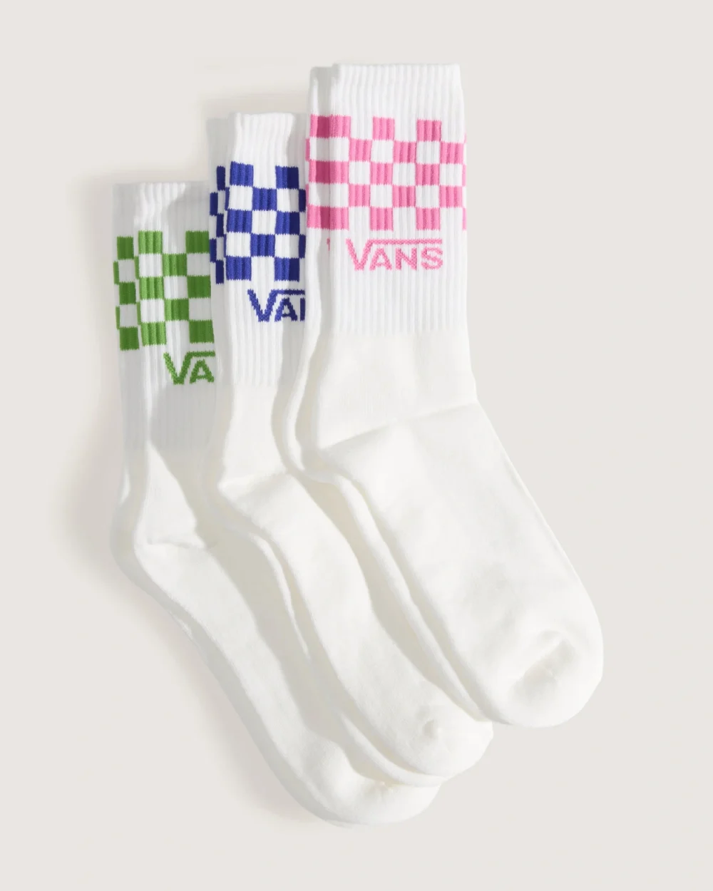 VANS - גרביים ארוכות Classic Check – V00QBUFRQ – pink-fizz – 1