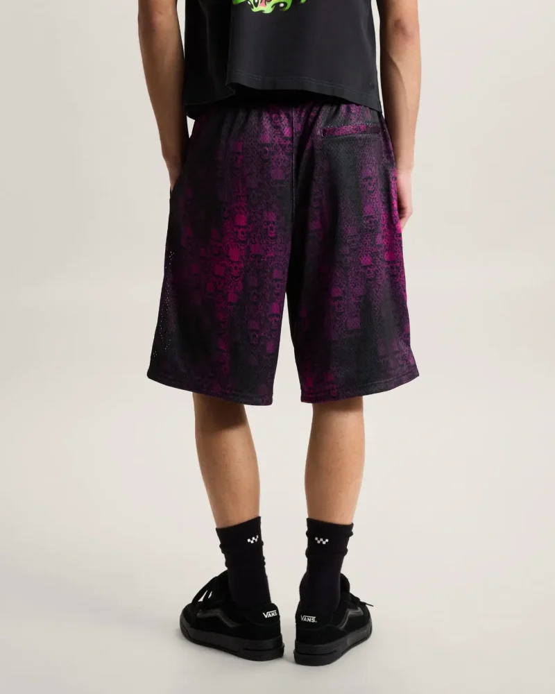 VANS - מכנס קצר Mesh Wreckpack – V00S10FTG – vivid-orchid – 3