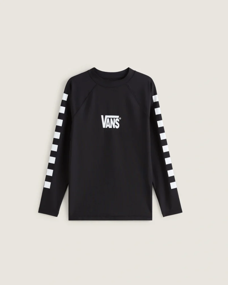 VANS - חולצת לייקרה ארוכה Rashguard – V00SSXBLK – black – 1