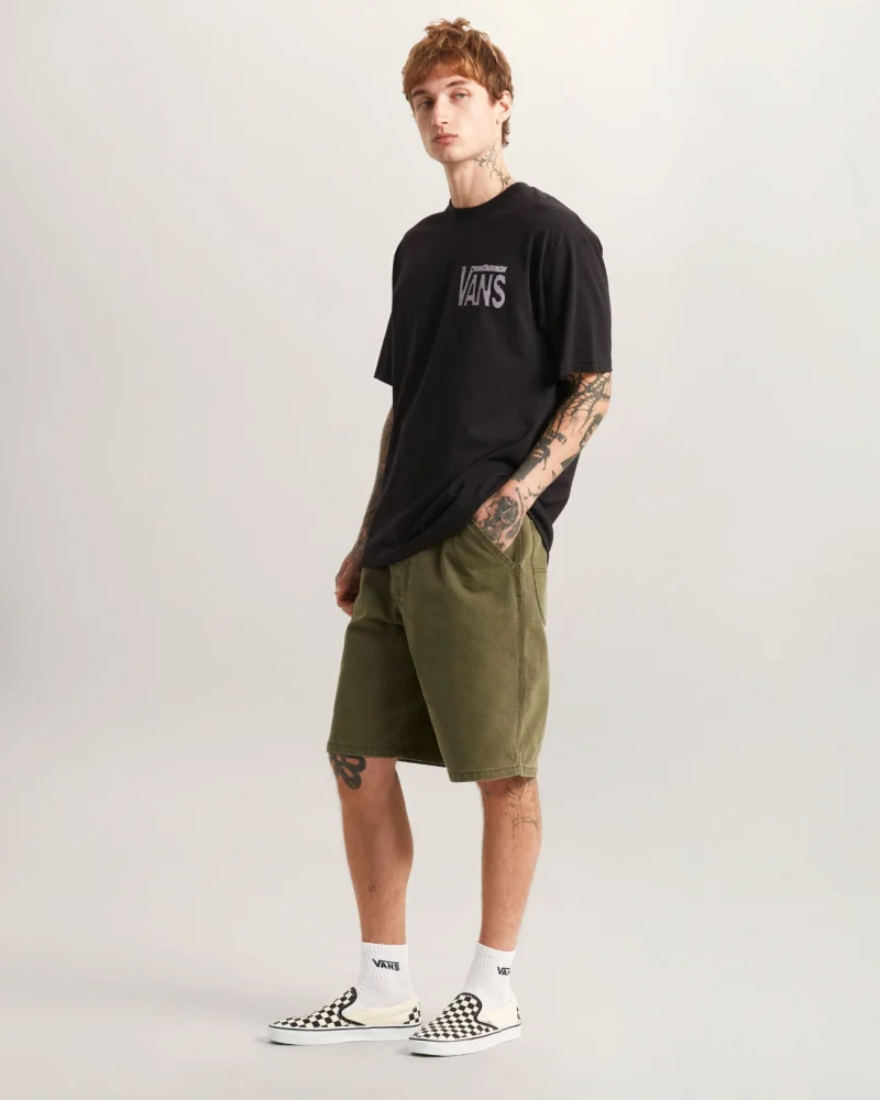 VANS - חולצת טי קצרה Side Talk – V00SXDBLK – black – 4