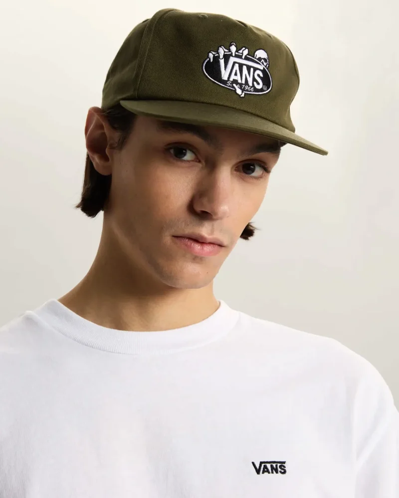 VANS - כובע מצחיה Show Off – V00T11FR1 – mossy-olive – 3