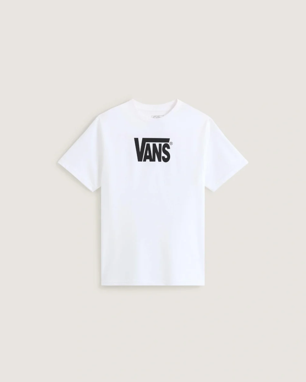 VANS - חולצת טי קצרה Stretch Logo – V00T4VWHT – white – 1