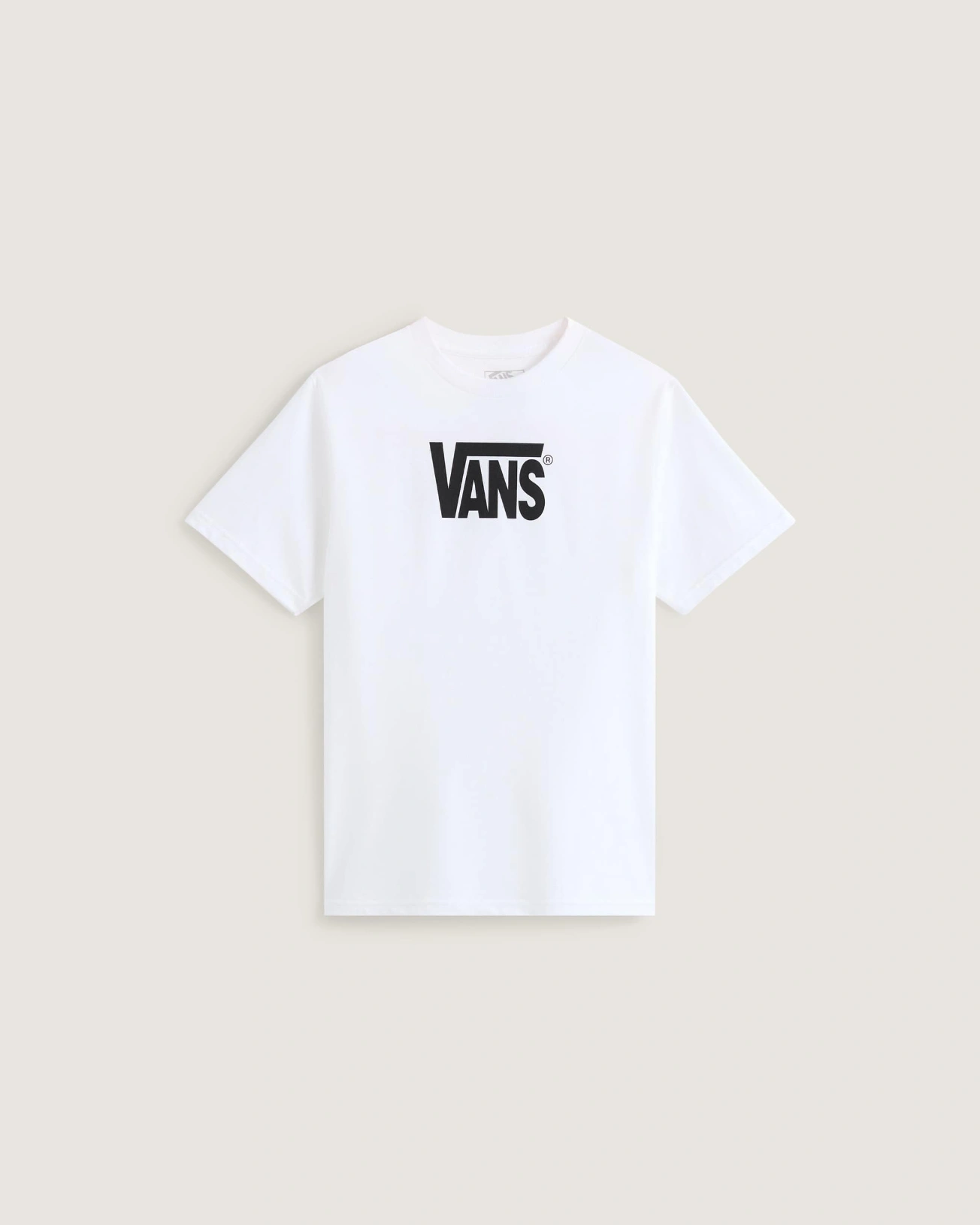 VANS - חולצת טי קצרה Stretch Logo – V00T4VWHT – white – 1