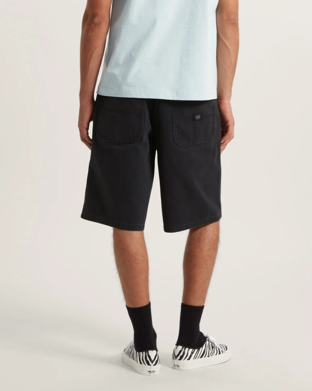 VANS - מכנס קצר Chore Loose – V00T52BLK – black – 4