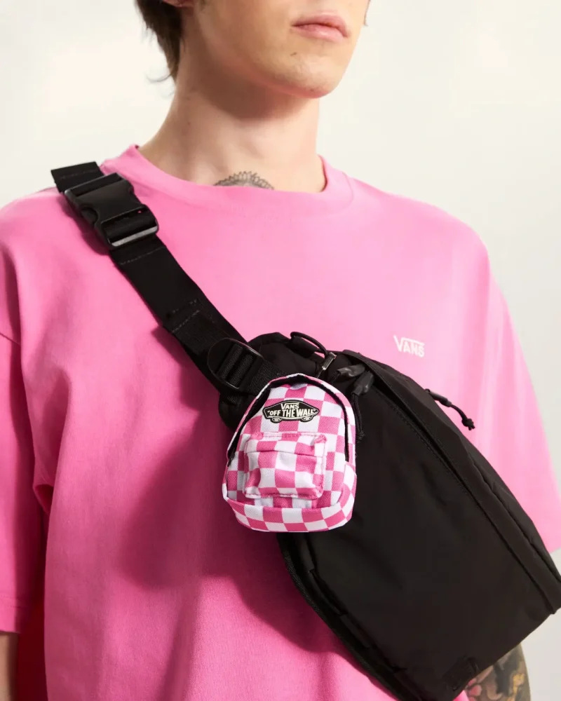 VANS - תיק גב Micro Old Skool – V00T69FRQ – pink-fizz – 3