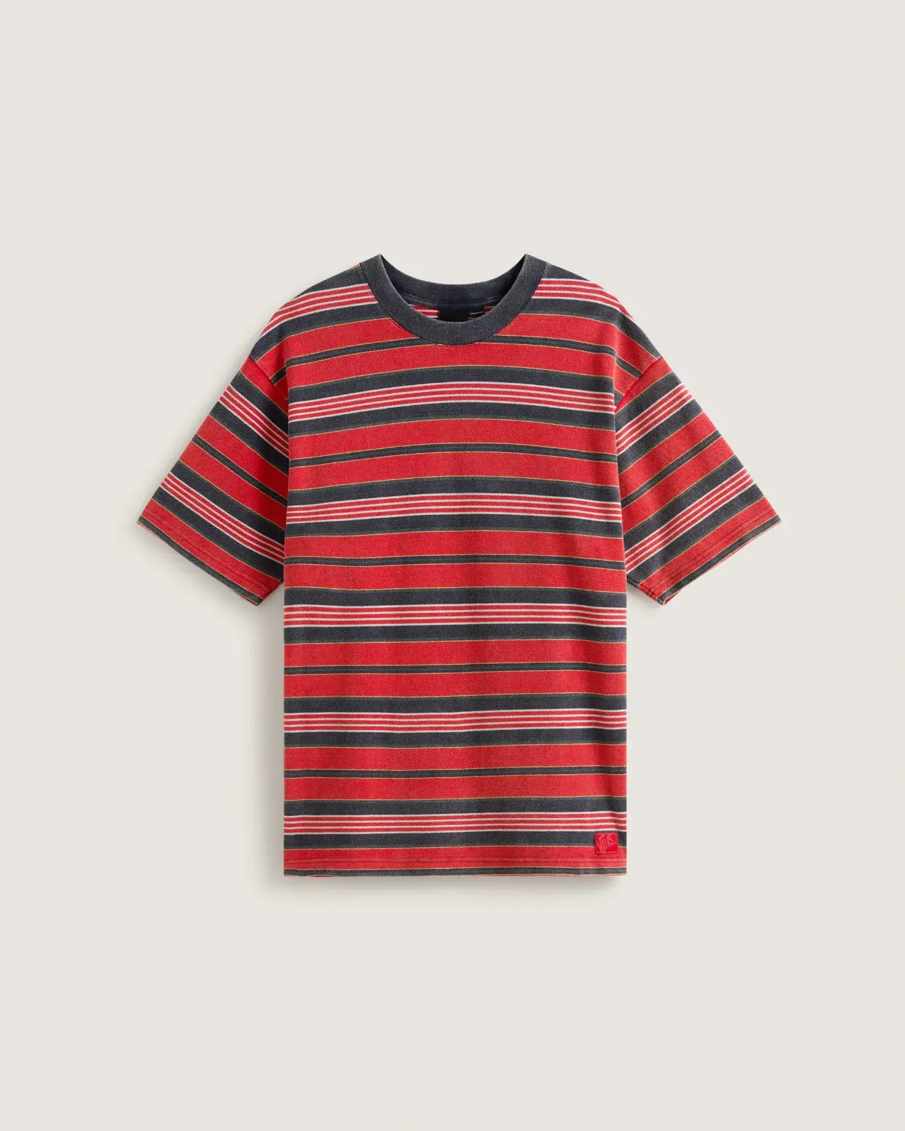 חולצת טי קצרה LX Pique Stripe