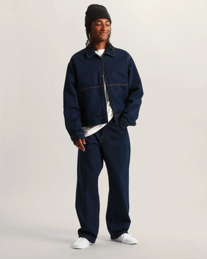 VANS - מכנסי ג'ינס Premium Check-5 Loose – V00T6UDRR – dark-rinse – 5