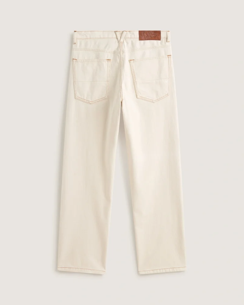 VANS - מכנסי ג'ינס Premium Check-5 Loose – V00T6UGCF – natural-seed – 1