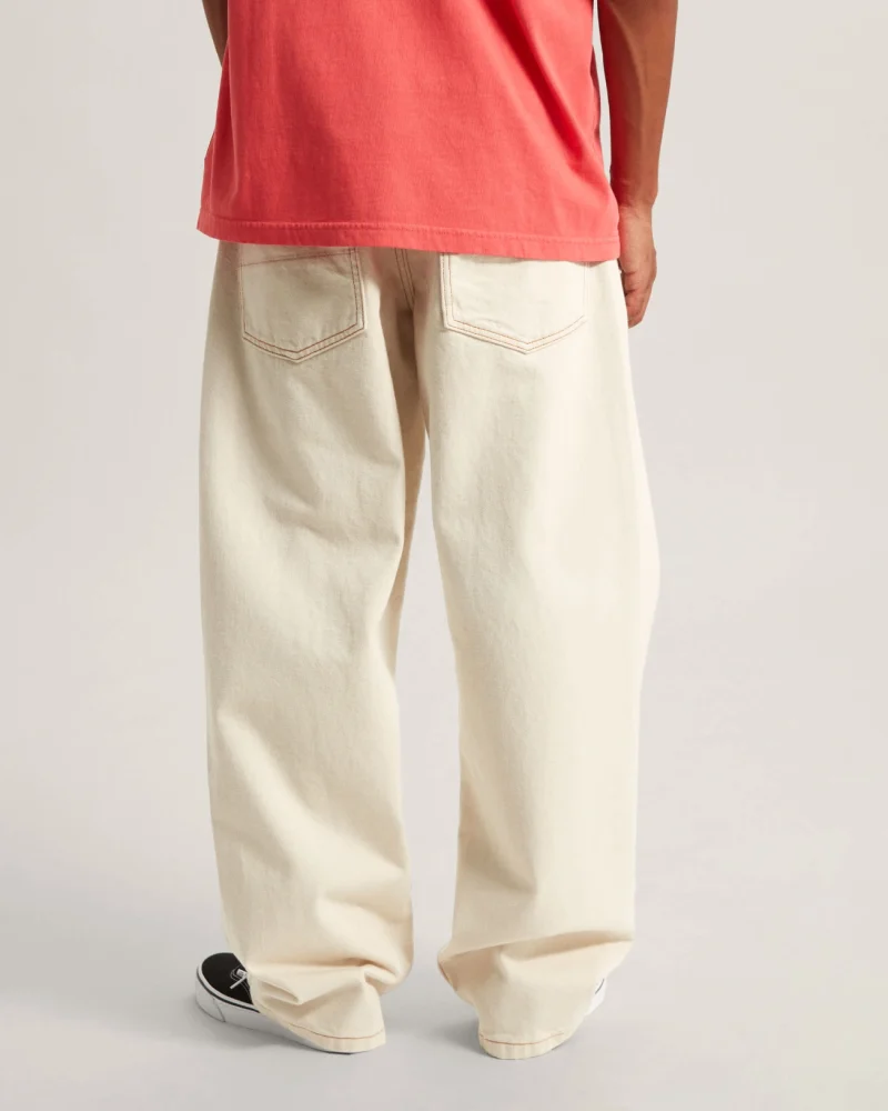 VANS - מכנסי ג'ינס Premium Check-5 Loose – V00T6UGCF – natural-seed – 3