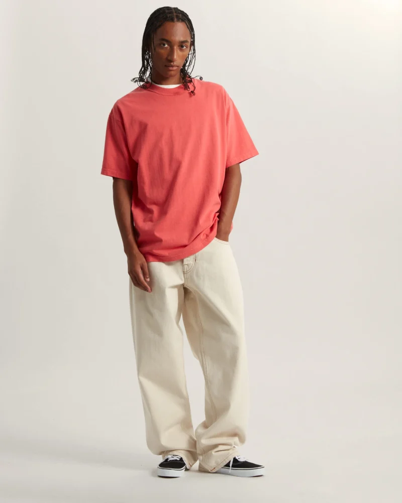 VANS - מכנסי ג'ינס Premium Check-5 Loose – V00T6UGCF – natural-seed – 5