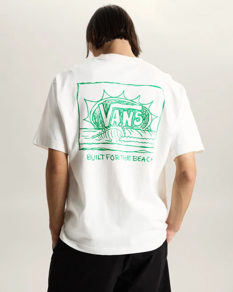 VANS - חולצת טי קצרה Bright Day – V00TRGWHT – white – 3