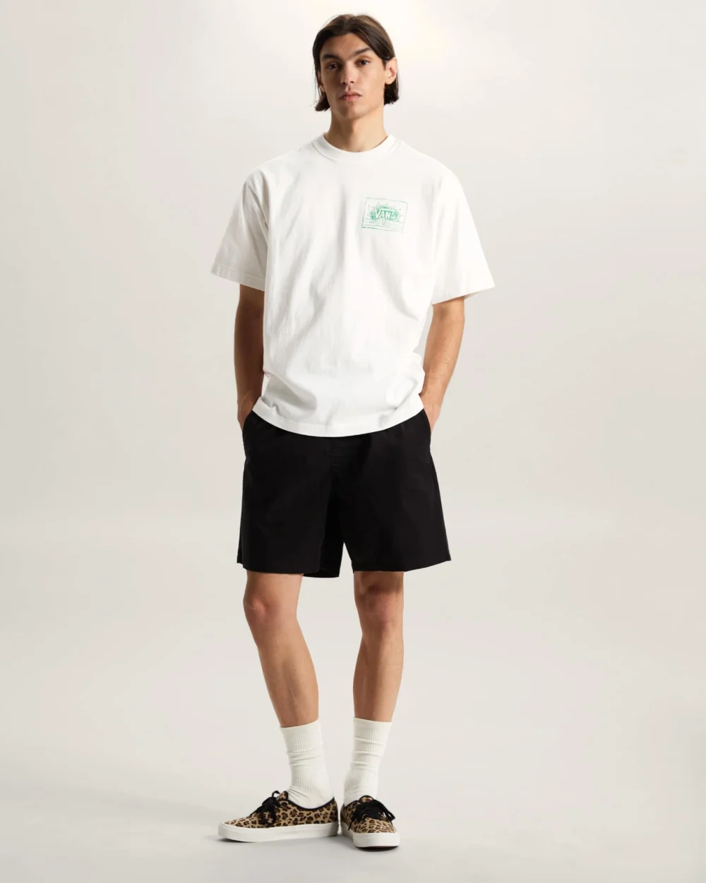 VANS - חולצת טי קצרה Bright Day – V00TRGWHT – white – 4