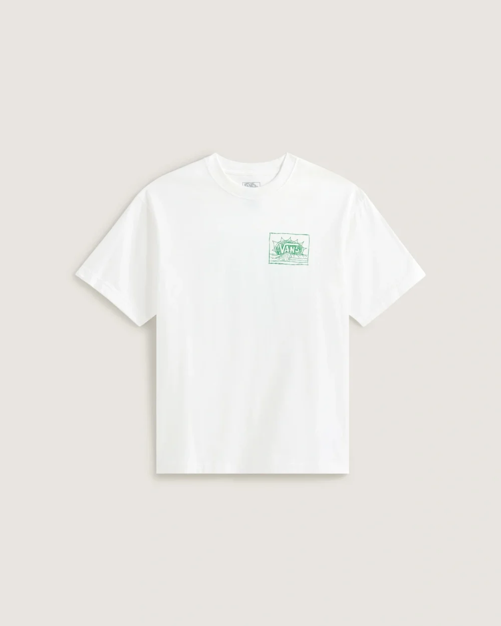 VANS - חולצת טי קצרה Bright Day – V00TRGWHT – white – 1