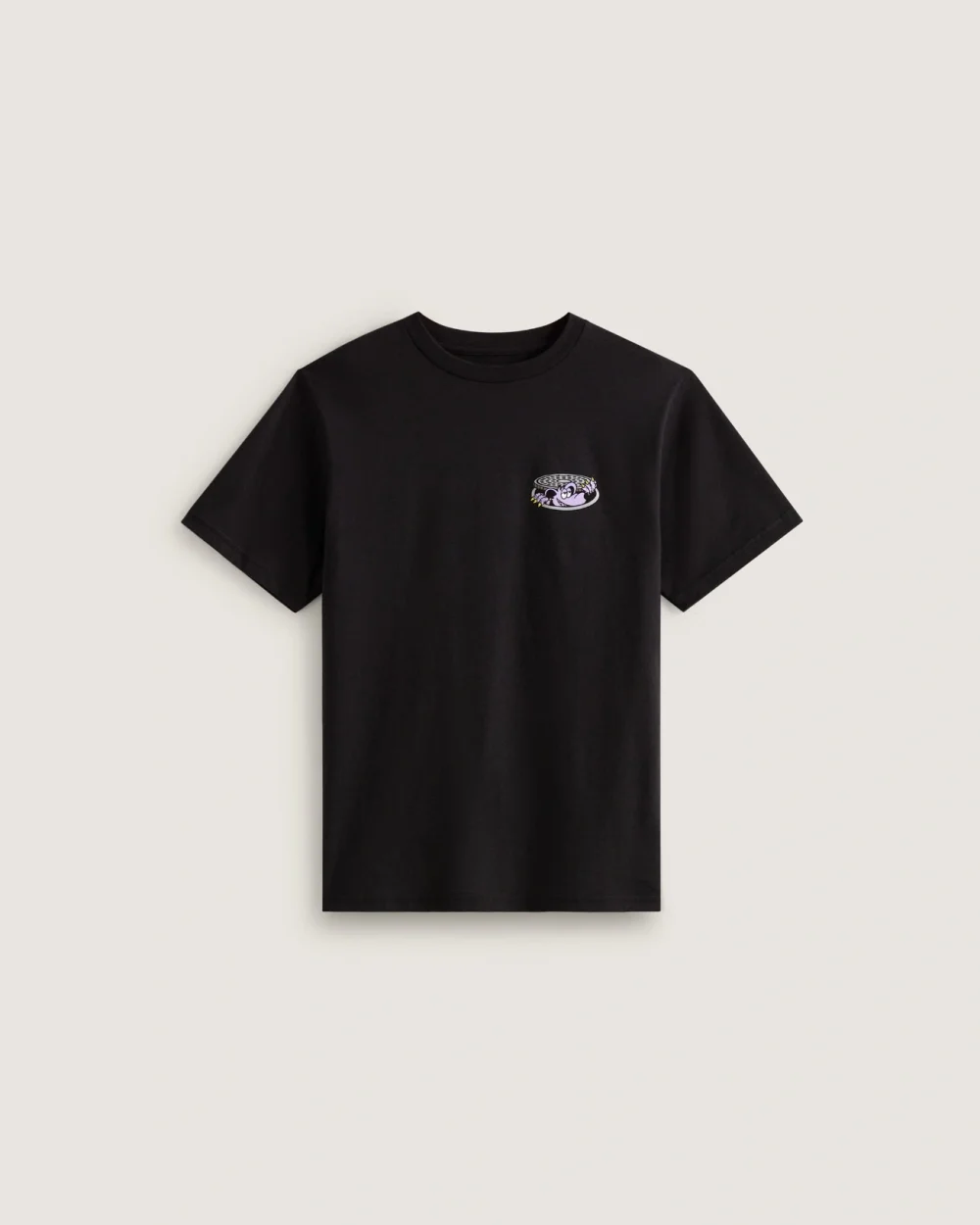 VANS - חולצת טי קצרה Downside – V00VX0BLK – black – 1