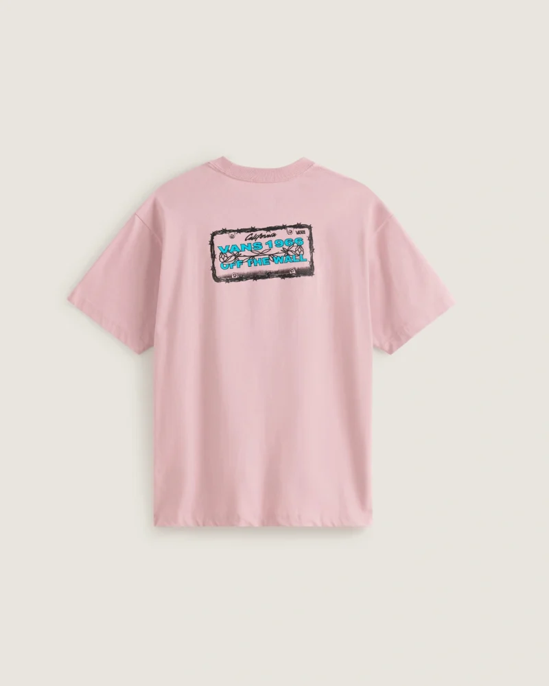 VANS - חולצת טי קצרה BARB PLATE – V00VXGFPR – misty-mauve – 1