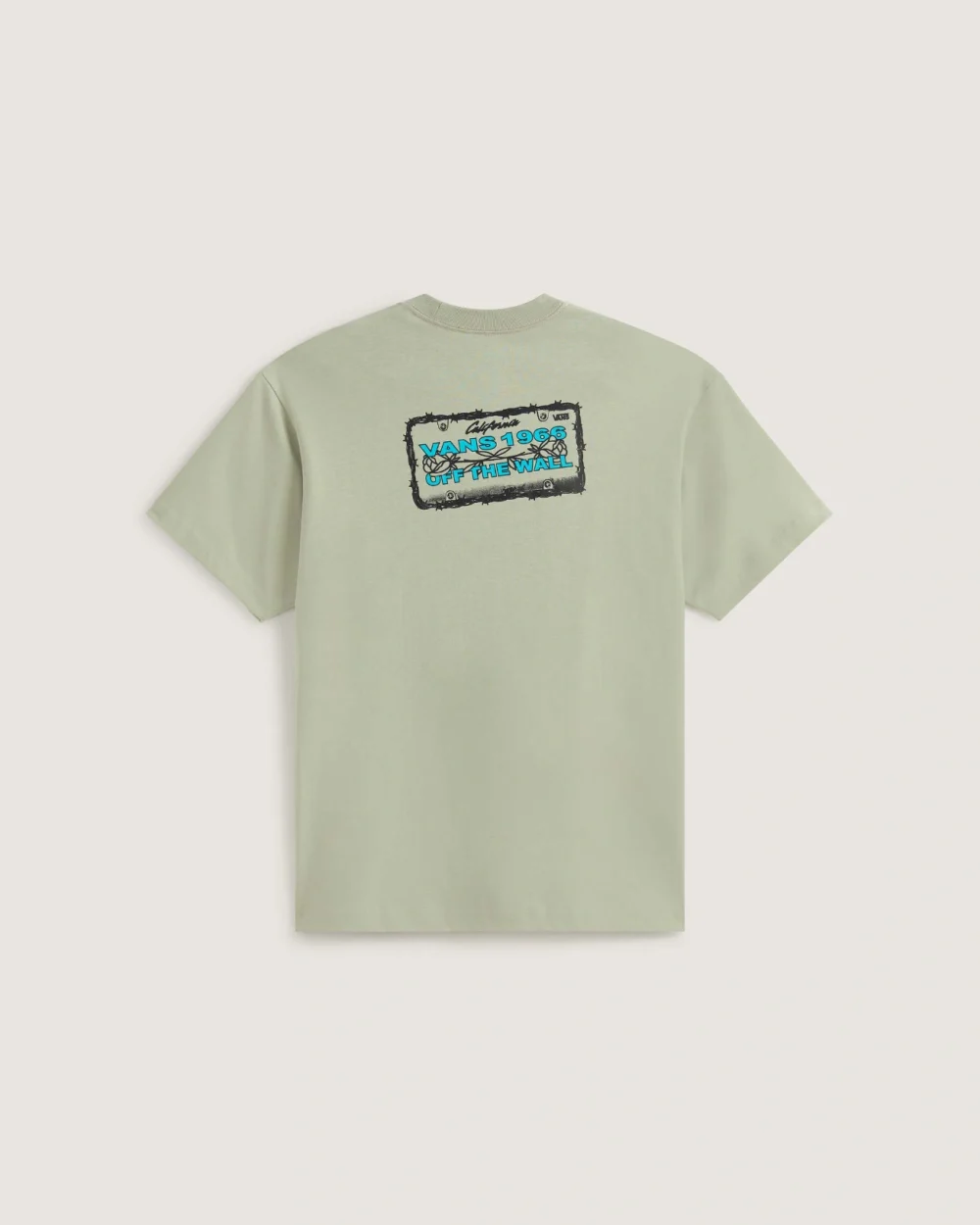 VANS - חולצת טי קצרה BARB PLATE – V00VXGFSG – soft-sage – 1