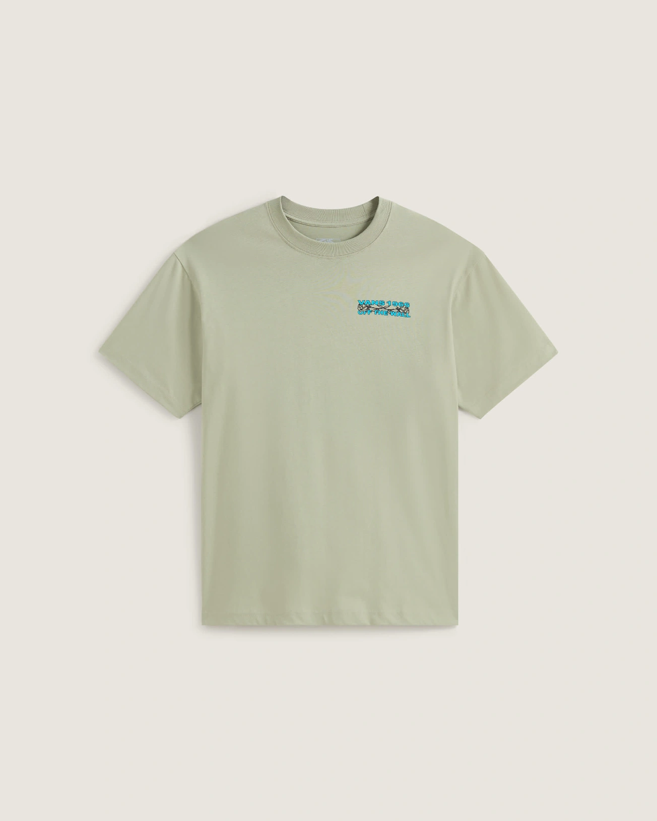 VANS - חולצת טי קצרה BARB PLATE – V00VXGFSG – soft-sage – 1