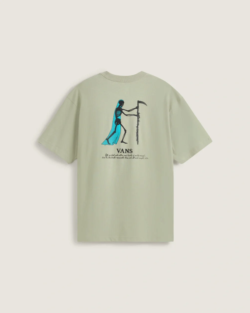 VANS - חולצת טי קצרה ALL & NOUGHT – V00VY9FSG – soft-sage – 1