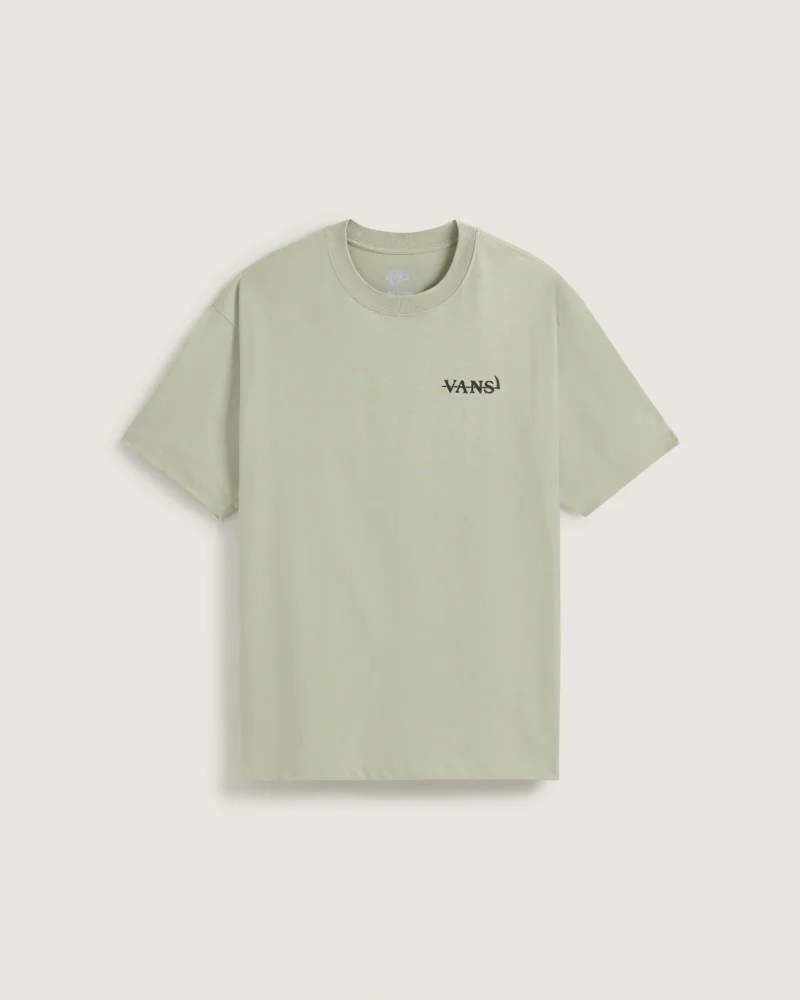 VANS - חולצת טי קצרה ALL & NOUGHT – V00VY9FSG – soft-sage – 1