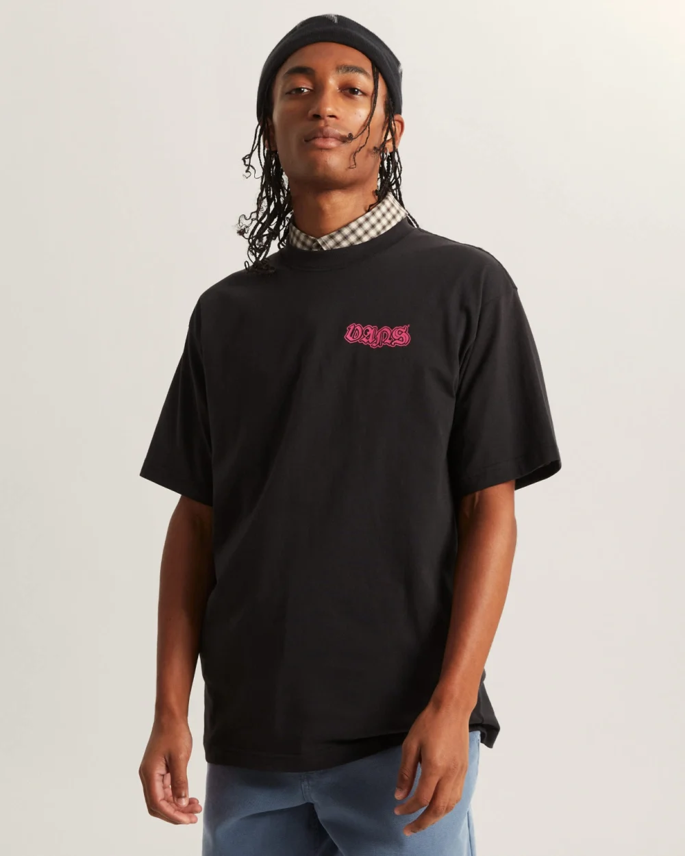 VANS - חולצת טי קצרה MISTY EYES – V00W01BLK – black – 2