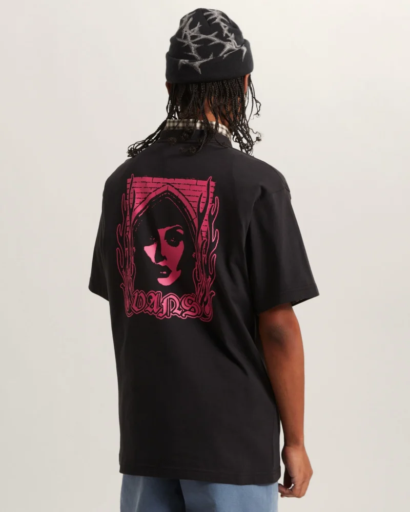 VANS - חולצת טי קצרה MISTY EYES – V00W01BLK – black – 3